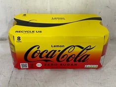 PALLET OF APPROX 178 X COCA-COLA ZERO LEMON 8 X 330ML - BBE: 11/2024 (ZONE 4) (COLLECTION ONLY)