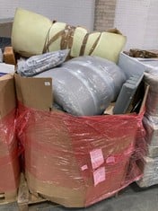 PALLET OF ASSORTED ITEMS TO INCLUDE DOUBLE FOAM ROLLED MATTRESS TOPPER (ZONE 4)