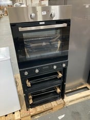 COOKOLOGY BUILT IN DOUBLE OVEN IN BLACK (MISSING DOOR) TO INCLUDE COOKOLOGY BUILT IN SINGLE OVEN IN STAINLESS STEEL (ZONE 5)