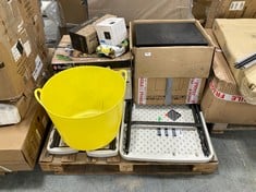 PALLET OF ASSORTED ITEMS TO INCLUDE LIFETIME FOLDABLE PICNIC TABLE (ZONE 5)