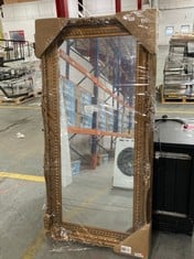 APPROX 1700 X 850MM GOLD FRAMED MIRROR (ZONE 1)