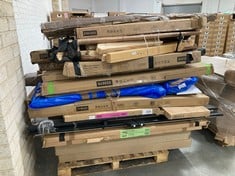 PALLET OF ASSORTED FURNITURE / PARTS TO INCLUDE VIDA DESIGNS GLINTON 6 DRAWER CHEST IN WHITE (BOX 2/2, PART ONLY) (ZONE 5)