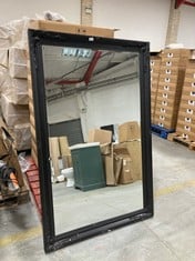 APPROX 170 X 110CM FRAMED MIRROR IN BLACK