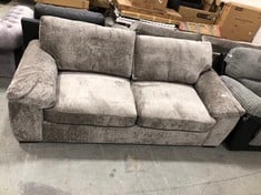 SALERNO STANDARD 3 SEATER SOFA IN TAUPE FABRIC - RRP £599