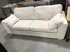 3 SEATER SOFA IN CREAM FABRIC