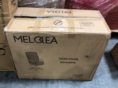 MELOKEA ERGONOMIC DESK CHAIR IN GREY - ITEM NO. F033 - RRP £98 (ZONE 7)