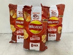 PALLET OF ASSORTED CRISP / DRINK / FOOD TO INCLUDE WALKERS READY SALTED CRISP 6 X 25G - BBE: 11/2024 (ZONE 7) (COLLECTION ONLY)