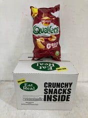 PALLET OF ASSORTED CRISP TO INCLUDE WALKERS QUAVERS BBQ SAUCE FLAVOUR 6 X 16G - BBE: 11/2024 (ZONE 7)