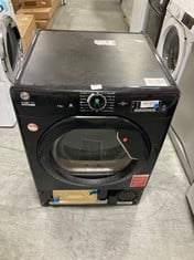 HOOVER H-DRY 100 FREESTANDING 8KG CONDENSER TUMBLE DRYER IN BLACK - MODEL NO. HLEC8LGB - RRP £299 (ZONE 8)