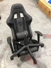 ANDA SEAT LEATHER GAMING CHAIR IN BLACK (ZONE 8)