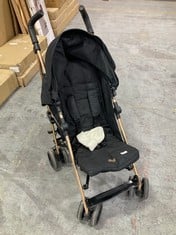 MAMAS AND PAPAS TOUR 3 BUGGY IN BLACK / GOLD - RRP £175 (ZONE 8)