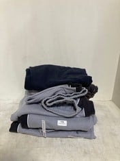 5 X ASSORTED BRANDED CLOTHING ITEMS TO INCLUDE IETSFRANS WIDE FIT JOGGERS DARK BLUE - SIZE S - TOTAL RRP £245