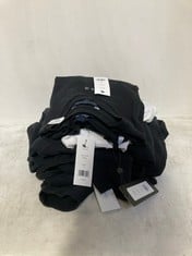 4 X ASSORTED ADULT CLOTHING ITEMS TO INCLUDE V-NECK SHORT SLEEVE TEE BLACK - SIZE S - TOTAL RRP £125