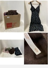 15 X ASSORTED MEDIUM ADULT CLOTHING ITEMS TO INCLUDE LONG SLEEVE CASHMERE SWEATER BROWN - SIZE M (RRP £158)