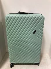 ROCK LUGGAGE SANTIAGO HARDSHELL 8 WHEEL MEDIUM SUITCASE TURQUOISE