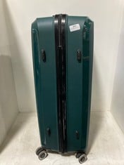 ROCK LUGGAGE HUDSON 8 WHEEL PP HARDSHELL 3PC SUITCASE SET DARK GREEN - RRP £220