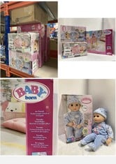 5 X ASSORTED CHILDREN TOY ITEMS TO INCLUDE BABY ANNABELL: LITTLE ANNABELL 36CM