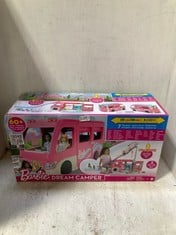 BARBIE DREAM CAMPER VEHICLE PLAYSET AND ACCESSORIES - RRP £49