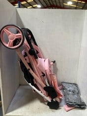 MYBABIIE PINK STRIPES PUSHCHAIR - MODEL NO. MB30 - RRP £100