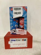 SLUSH PUPPIE ZERO SUGAR DUO PACK BLUE RASPBERRY & STRAWBERRY TO INCLUDE NORTH POLE MAIL CHRISTMAS SWEET TREAT BOX