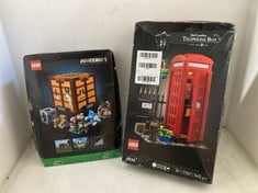 LEGO MINECRAFT CRAFTING TABLE TO INCLUDE LEGO IDEAS RED LONDON TELEPHONE BOX SET - TOTAL RRP £178