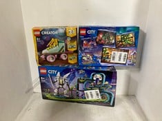 3 X ASSORTED LEGO ITEMS TO INCLUDE LEGO CREATOR 3-IN-1 RETRO ROLLER SKATE