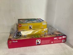 3 X ASSORTED LEGO ITEMS TO INCLUDE LEGO CREATOR 3-IN-1 PARROT