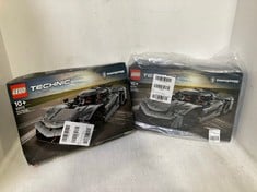 2 X LEGO TECHNIC KOENIGSEGG JESKO ABSOLUT GREY HYPERCAR 42173