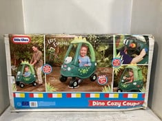 LITTLE TIKES DINO COZY COUPE GREEN