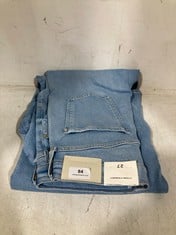 MID RISE BAGGY DENIM JEANS LIGHT BLUE - SIZE 27 - RRP £204