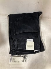 AGOLDE RYDER MID RISE DENIM JEANS BLACK - SIZE 25 - RRP £257