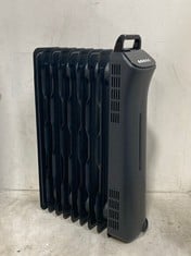 PALLET OF APPROXIMATELY 15 X PORTABLE OIL FILLED DIGITAL RADIATOR HEATERS IN BLACK (KERBSIDE PALLET DELIVERY)