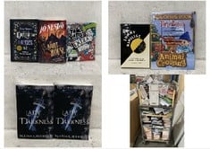 CAGE OF ASSORTED BOOKS TO INCLUDE LADY OF DARKNESS BY MELISSA ROEHRICH, SUNNY NIHILIST BY WENDY SYFRET (CAGE NOT INCLUDED) (KERBSIDE PALLET DELIVERY)