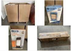 PALLET OF ASSORTED ITEMS TO INCLUDE CUQOO 1200W HALOGEN HEATER (KERBSIDE PALLET DELIVERY)