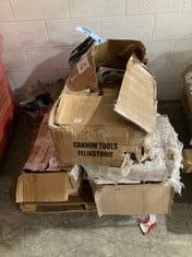 PALLET OF ASSORTED ITEMS TO INCLUDE BITUMN PROTECTIVE WATERPROOFING PAINT 25L EXPIRY: 06/24