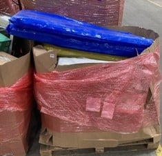 PALLET OF ASSORTED ITEMS TO INCLUDE MOTHER NURTURE 70 X 140CM FOAM COT MATTRESS (KERBSIDE PALLET DELIVERY)