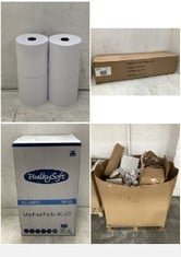 PALLET OF ASSORTED ITEMS TO INCLUDE BULKYSOFT CLASSIC MEDICAL ROLLS (KERBSIDE PALLET DELIVERY)