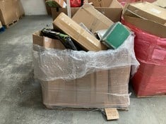 PALLET OF ASSORTED ITEMS TO INCLUDE PRO X BREAKER BIKE TYRE IN BLACK (KERBSIDE PALLET DELIVERY)