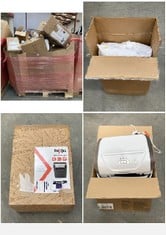 PALLET OF ASSORTED HOME ITEMS TO INCLUDE REXEL MOMENTUM X308 PAPER SHREDDER (KERBSIDE PALLET DELIVERY)