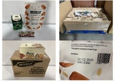 PALLET OF ASSORTED FOOD AND DRINKS TO INCLUDE YOGI TEA GREEN BALANCE TEA BAGS (COLLECTION ONLY)