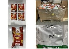 PALLET OF ASSORTED CRISPS TO INCLUDE WALKERS LIGHTLY SALTED CRIPS - BBE 23.11.24 (KERBSIDE PALLET DELIVERY)