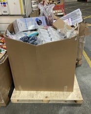 PALLET OF ASSORTED ITEMS TO INCLUDE AVALLA STEAM CLEANER (KERBSIDE PALLET DELIVERY)