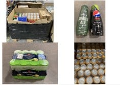 PALLET OF ASSORTED FOOD/DRINKS TO INCLUDE 12 X SANPELLEGRINO CANS IN LEMON/LIME - BBE 12/2023 (COLLECTION ONLY)