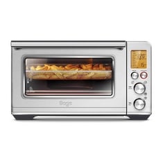 1 X SAGE THE SMART OVEN AIR FRYER COUNTERTOP OVEN, SOV860BSS, BRUSHED STAINLESS STEEL. RRP: £279