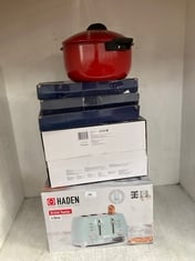 6 X ASSORTED KITCHEN ITEMS TO INCLUDE HADEN BRISTOL TOASTER 4 SLICE .