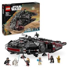 1 X LEGO STAR WARS THE DARK FALCON STARSHIP SET, VEHICLE BUILDING TOY FOR 10 PLUS YEAR OLD BOYS & GIRLS, WITH 6 MINIFIGURES INCL. C-3PO, BIRTHDAY GIFT FOR KIDS AND FANS 75389.