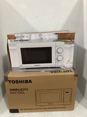 DAEWOOD 20L 800W MICROWAVE TO INCLUDE TOSHIBA DIGITAL SOLO MICROWAVE .