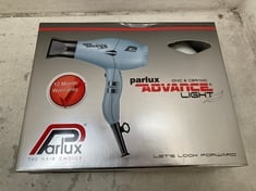 PARLUX IONIC & CERAMIC ADVANCE LIGHT HAIRDRYER TO INCLUDE KIPOZI PROFESSIONAL HEAT RESISTANT SILICONE MAT. RRP: £113