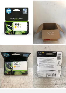 20 X HP 3JA29AE 963XL HIGH YIELD ORIGINAL INK CARTRIDGE, YELLOW, SINGLE PACK.