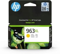 17 X HP 3JA29AE 963XL HIGH YIELD ORIGINAL INK CARTRIDGE, YELLOW, SINGLE PACK.